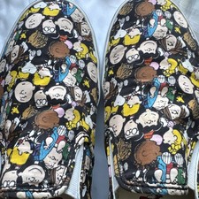 Zapatillas Vans Peanuts Charlie Brown, Lucy y todos los personajes EE. UU. 11,5 para hombre sin cordones
