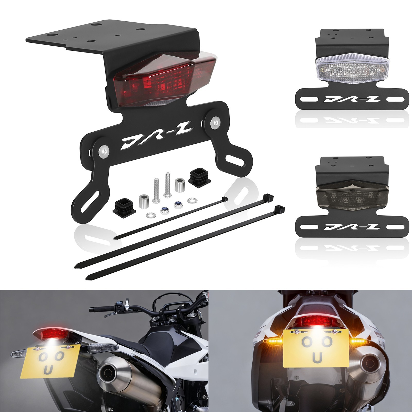 For SUZUKI DRZ4S DR-Z4SM 2025 Plug&Play Short Fender Eliminator LED Tail Light