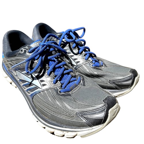 Brooks Glycerin 14 Running Shoes Athletic Low Top Lace up Black Blue 11.5 D