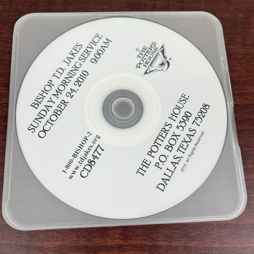Bishop TD Jakes CD Lot 9 Teaching Preaching The Potters House Various Sermons F - Picture 10 of 11
