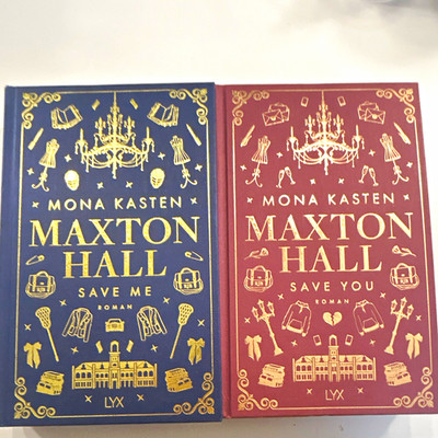 LYX Maxton Hall Save Me/Save You Mona Kasten 2x Roman Deutsch Special Edition