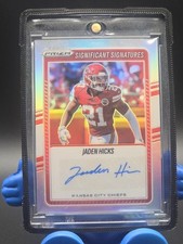 2025 Pinini Prizm Jaden Hicks Significant Signatures Silver With Case And Guard