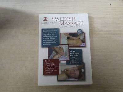Swedish Massage with Dr James Mally DVD 2 Disc Set Hands on Healing