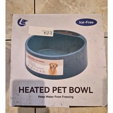 Ice-Free Heated Pet Water Bowl   Outdoor Electric Anti-Freeze Bowl