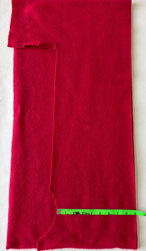 Lot of 5 pcs fleece fabric - 2.5 yds total- blue, red, purple, multi chevron NEW - Image 4 of 4