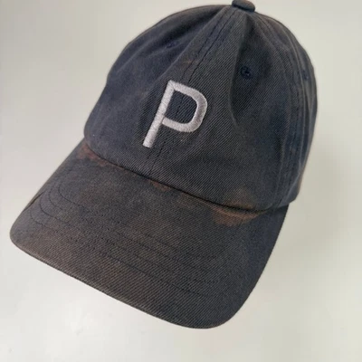 Puma Golf P Logo Flexfit 110 Chapeau À Dos Ajustable Navy Blue Homme - Photo 1/4