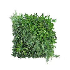 4 Green Artificial Boxwood Leaves Foliage UV Protected Wall Panels Party Events