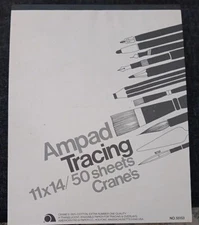 Amped Tracing Paper  Q1x14/50 Sheets Crane's