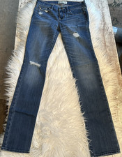 ABERCROMBIE  FITCH Kids Girls Size 14 Straight Leg Jeans Medium Wash