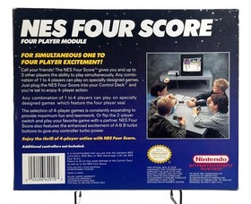 Four Score NES 4 Player Module Controller Accessory NES-034A 1990 MINTY Tested