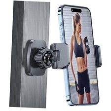 Gym Magnetic Phone Holder  Strong Magnets  Magnetic Phone Holder for Gym Black