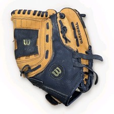 Wilson A2451 11 Inch Genuine Leather Right Handed Throw Baseball Glove Youth 11"