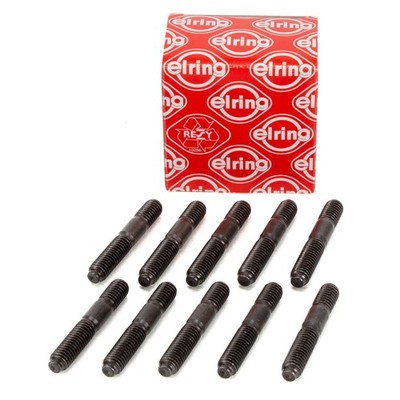 10x ELRING Stehbolzen Stiftschraube Abgaskrümmer M8x35 für AUDI SEAT SKODA VW