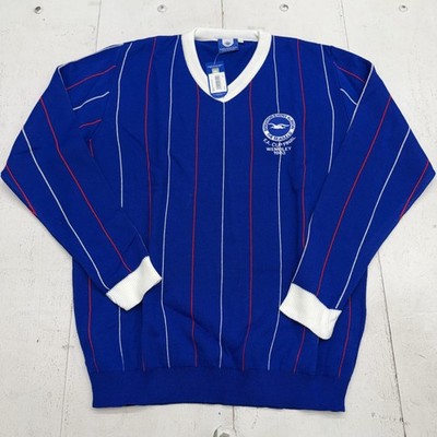 Brighton & Hove Albion Sweater Mens 2XL Blue Soccer FA Cup Final 1983 Retro