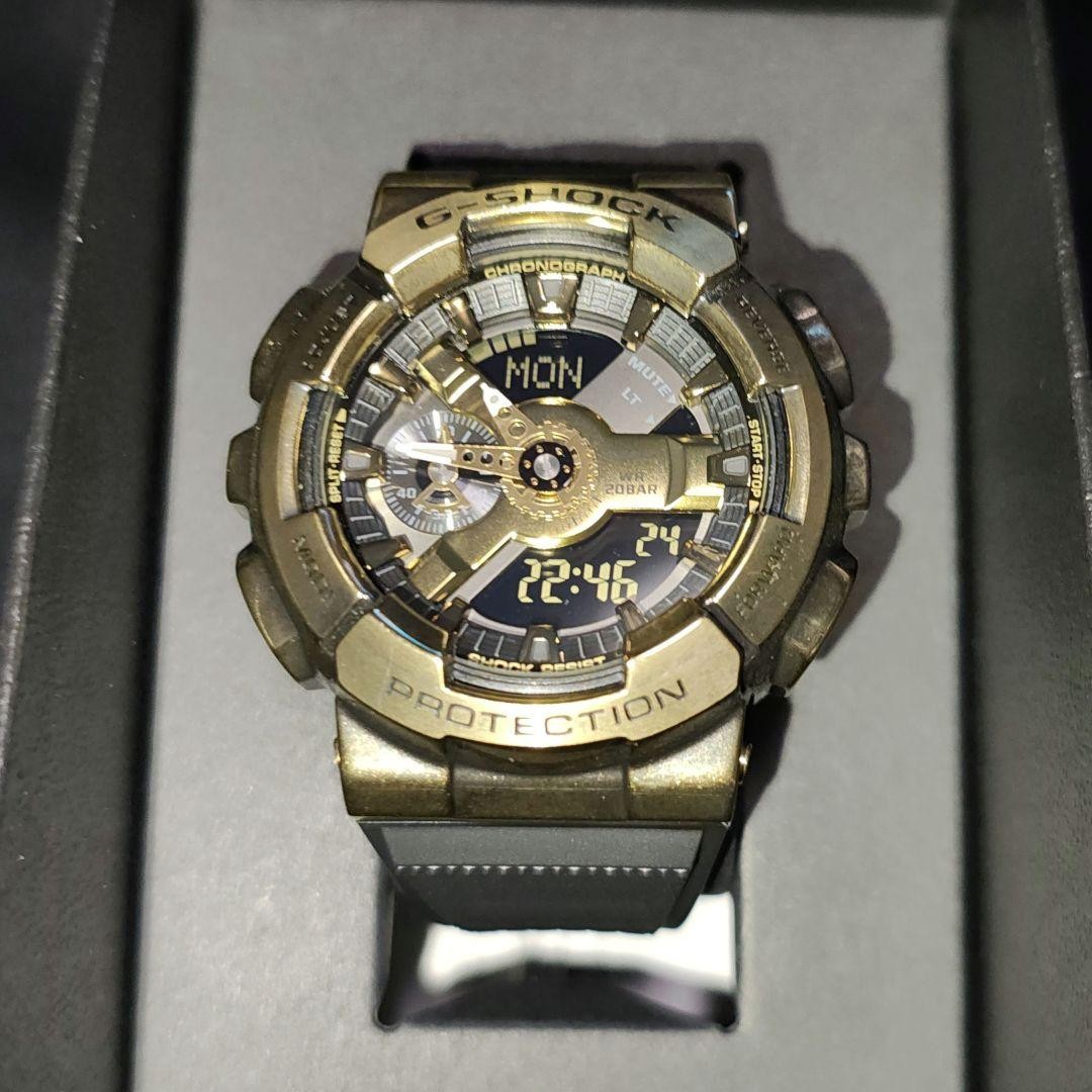 G-Shock GM-110 Steampunk Watch Steel Band Used 2019 Model image 5