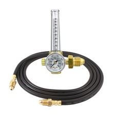 VICTOR Flowmeter Regulator for Argon, Model: GRF400-581 with 10 Feet Hose