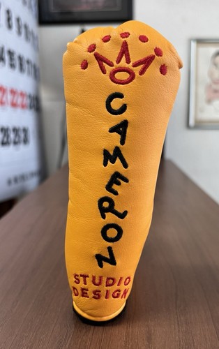 Titleist Scotty Cameron STUDIO DESIGN Yellow Putter cover Headcover