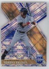 2019 Panini Elite Extra Edition Status Blue Die-Cut /75 Yordys Valdes #63 8c1