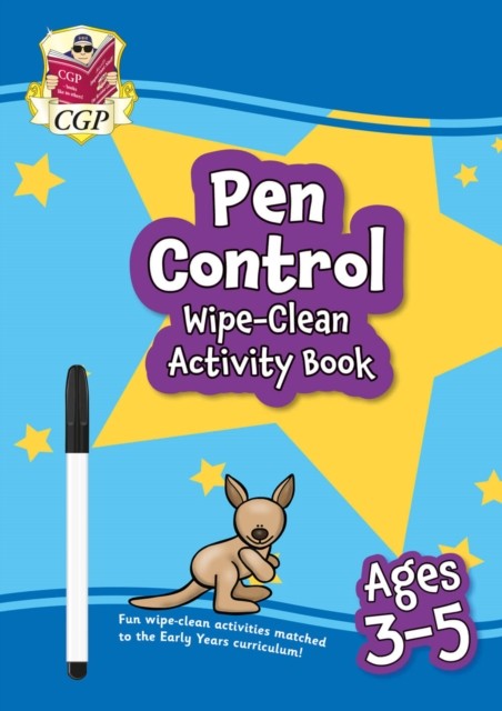 Pen Control Wipe-Clean Activity Book for Ages 3-5 (with pen) by CGP Books