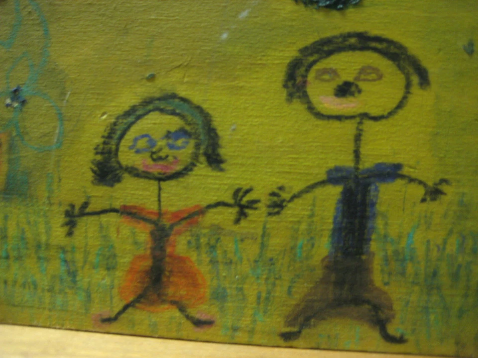 Pintura al óleo original sobre tabla de madera, 18" X 24" Foto 3 de 4