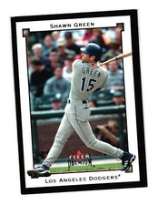 2002 Fleer Premium #155 Shawn Green Los Angeles Dodgers