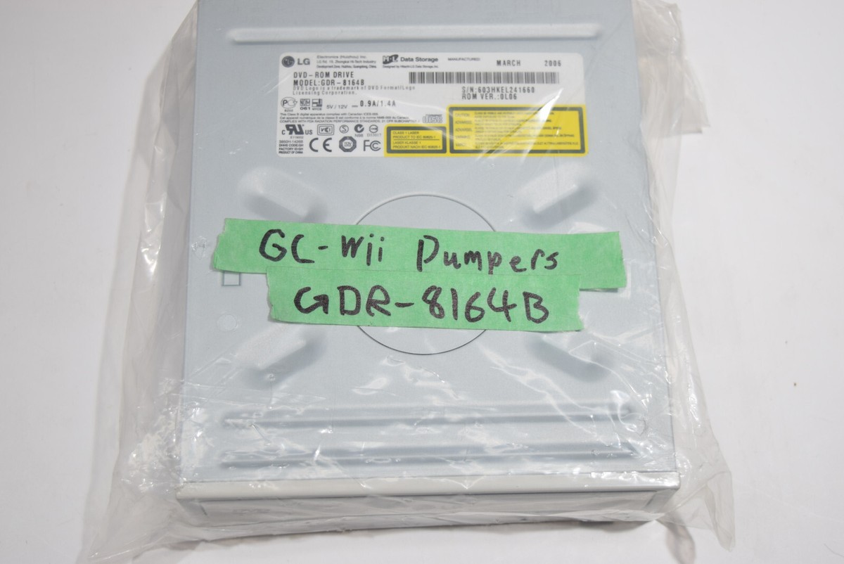 LG GDR-8164B Beige IDE DVD Drive September 2006 Wii