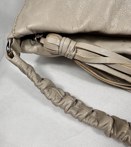 Oroton Fortuna Medium/Large Light Grey Hobo Bag - Picture 20 of 24