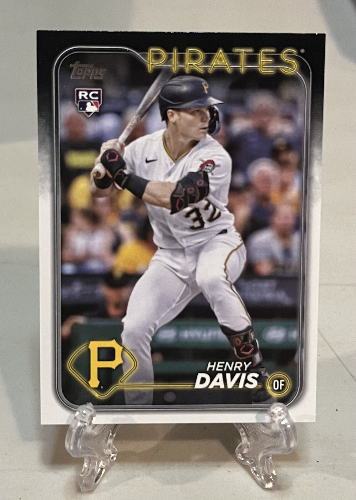 2024 Topps Series 1 #295 Henry Davis Rookie RC Pittsburgh Pirates S166