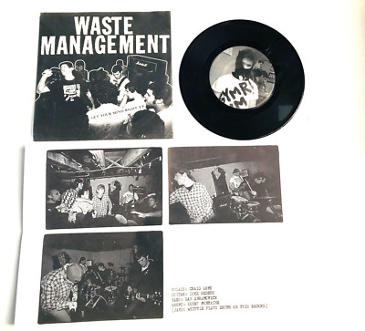 WASTE MANAGEMENT GET YOUR MIND RIGHT EP RARE PUNK  EP
