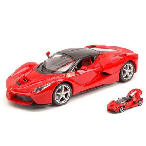 FERRARI LA FERRARI 2013 RED 1:24 Burago Auto Stradali Modellino - Foto 1 di 3