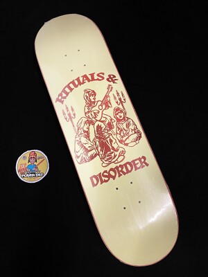 RARE Nyjah Huston Disorder Skateboard Deck 8.5” RITUALS In