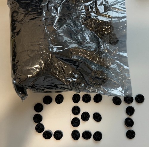 Conductive Finger Cots , size: XL, color: black, 1440 pcs/pack - Picture 2 of 2