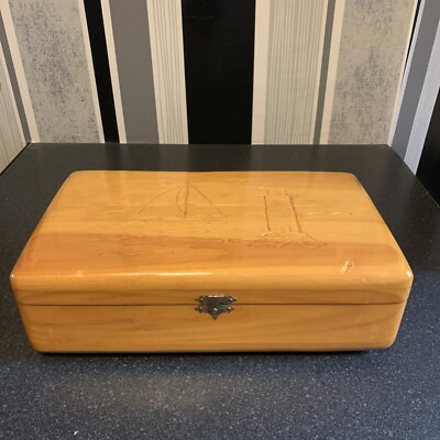 Schmuckkästchen aus Holz Handarbeit Handarbeit Made in Maine State Prison