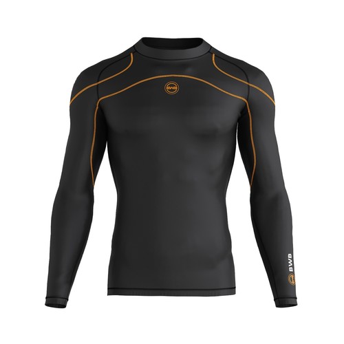 BWB Mens Compression Armour Base Layer Top Long Sleeve Thermal Gym Sports Shirt - Picture 11 of 42