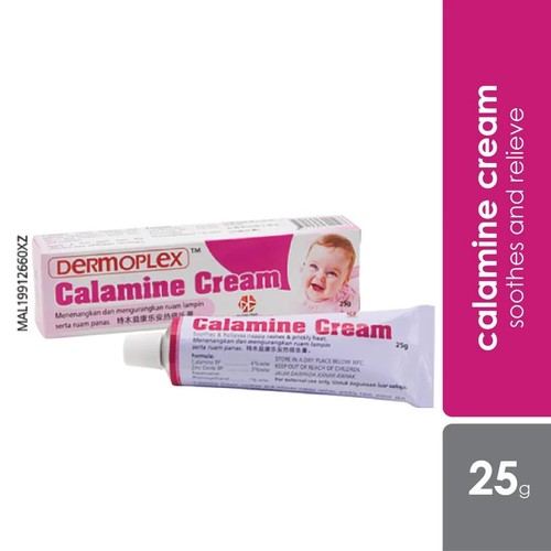 2X 25g  Dermoplex Calamine Cream Soothes Relieve Nappy Rash Prickly Irritation - Picture 2 of 4