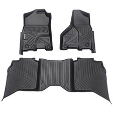All Weather Floor Mats Liners For 2013-2018 Dodge Ram 1500 2500 3500 Crew Cab All Weather Floor Mats Liners For 2013-2018 Dodge Ram 1500 2500 3500 Crew Cab