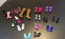 Barbie Kelly Fashion Doll 11 Pairs of Matched Shoes And 10 Mismatched