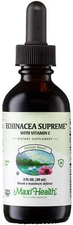 Maxi Health - Organic Echinacea Supreme Liquid Extract with Vitamin C - Immun...