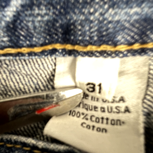 Vintage Calvin Klein low rise jeans denim Womens size W31 L32 Made in USA Y2K - Picture 12 of 13