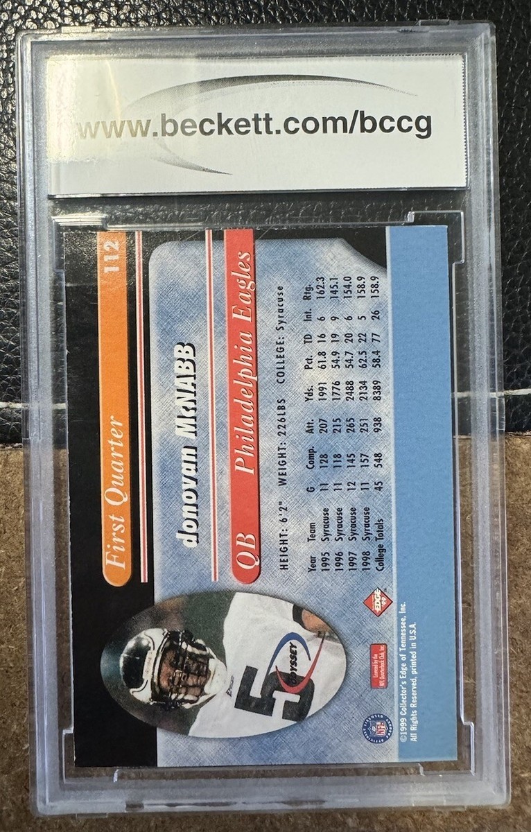 1999 Collector's Edge Odyssey - Donovan McNabb #112 Millennium