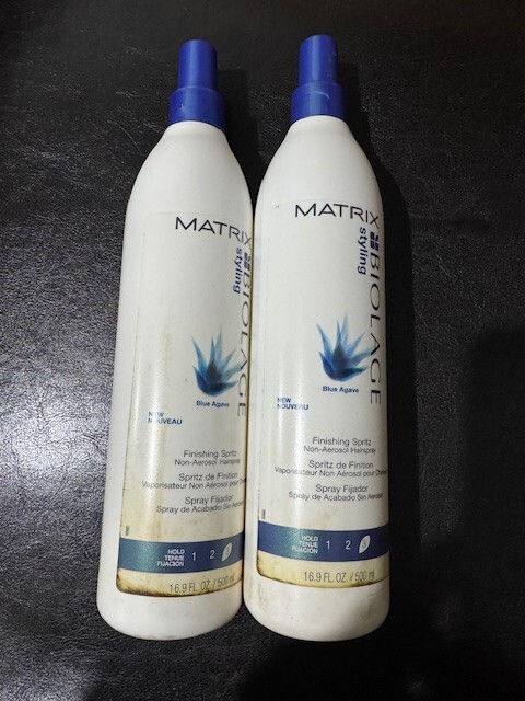 Matrix Biolage Blue Agave Finishing Spritz Hair Spray, 16.9 oz  / 2 Pack  / NEW