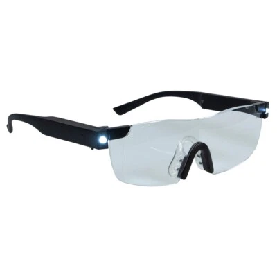 MYSMARTBUY.COM Magnifying Glasses with LED Lights 1.6x Magnification Specs for Hobbies Reading