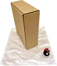 5L Wine Bag-In-Box Kit - 4-Pack [Eco-Friendly Wine Bottle Alternative] - Easily 