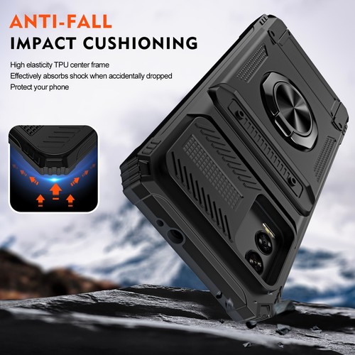 Funda protectora para TCL 50 XL 5G / 50 SE a prueba de golpes con tarjetero billetera - Imagen 18 de 56