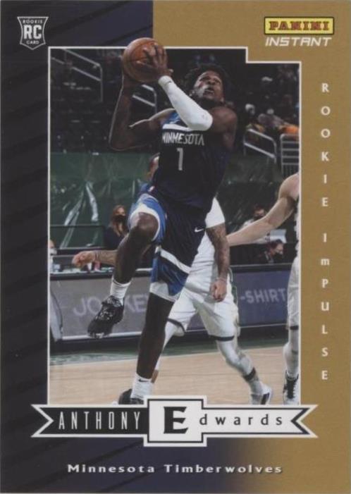 2020-21 Panini Instant - Anthony Edwards #RI-1 - 1 of 2