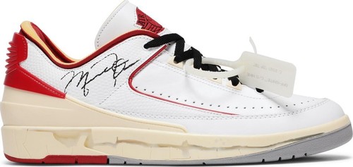 Nike Air Jordan 2 Retro Low SP Off-White Sail Red DJ4375-106 Size 10.5 - Picture 6 of 6