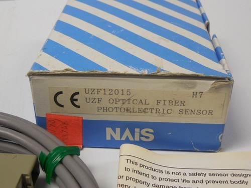 NAIS UZF Optical Fiber Photoelectric Sensor UZF12015 New - Picture 2 of 6