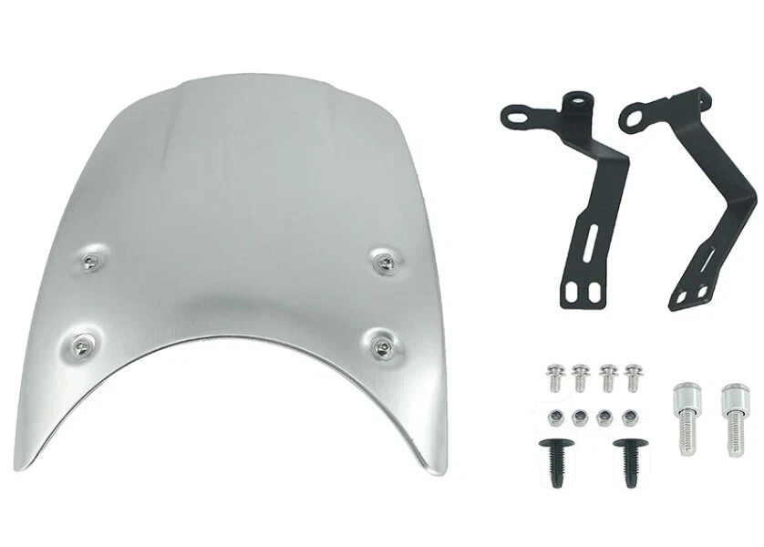 Saute vent argenté "neuf" pour BMW r nine t / pure / racer / urban / scrambler - Photo 4/4