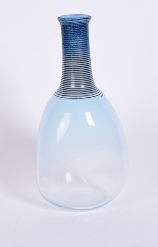 KOSTA BODA SPIRIT SERIES BERTIL VALLIEN SPIRAL LONG BOTTLENECK SIGNED RARE 40135 - Picture 2 of 5