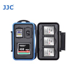 JJC MC-STCQ8 Memory Card Case fits 1 CF 2 SD 3 XQD 2 MSD Storage camera water RE